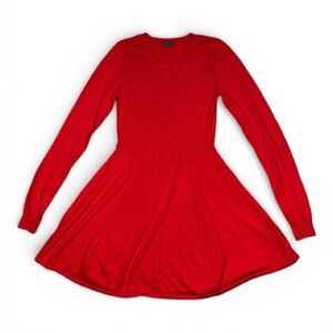 Express Red Sweater mini dress size Small